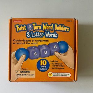 9 Different Twist & Turn WORDS BUILDERS 3-Letter Words.